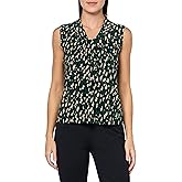 Kasper Women's Printed Ity Sl Knot Front