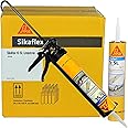 Sikaflex 1C SL 10 oz Limestone - Concrete Expansion Joint Filler, Self Leveling, Polyurethane Sealant. Pack of 24. 10 oz Applicator Gun Included