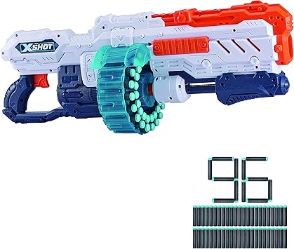 Zuru X-Shot- Excel Turbo Advance Pistola Espuma con Capacidad de 40 Dardos, Color 96, Talla única (36349): Amazon.es: Juguetes y juegos