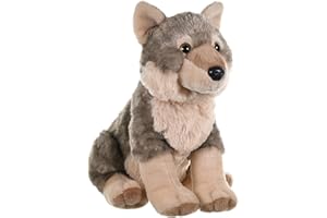Wild Republic Wolf Plush, Stuffed Animal, Plush Toy, Gifts for Kids, Cuddlekins 12 Inches