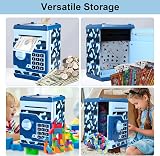 Pup Go Digital Money Box for Kids Cam Blue Password Safe Auto Money Scroll view 4