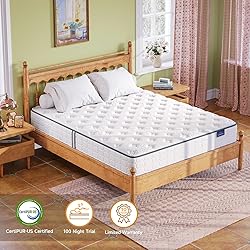 Vesgantti Queen Size Mattress, 10 Inch Innerspring
