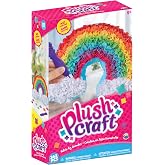 ORB PlushCraft DIY Rainbow Pillow Crafting Kit - Mess Free Fabric by Number System and No Sewing Required - Perfect Arts and Crafts Project and Gift for Boys and Girls