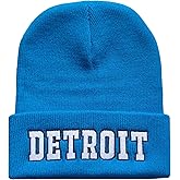 Zihogrc Football Fans Embroidered Beanie Knit Hat for Men Women Winter Hat