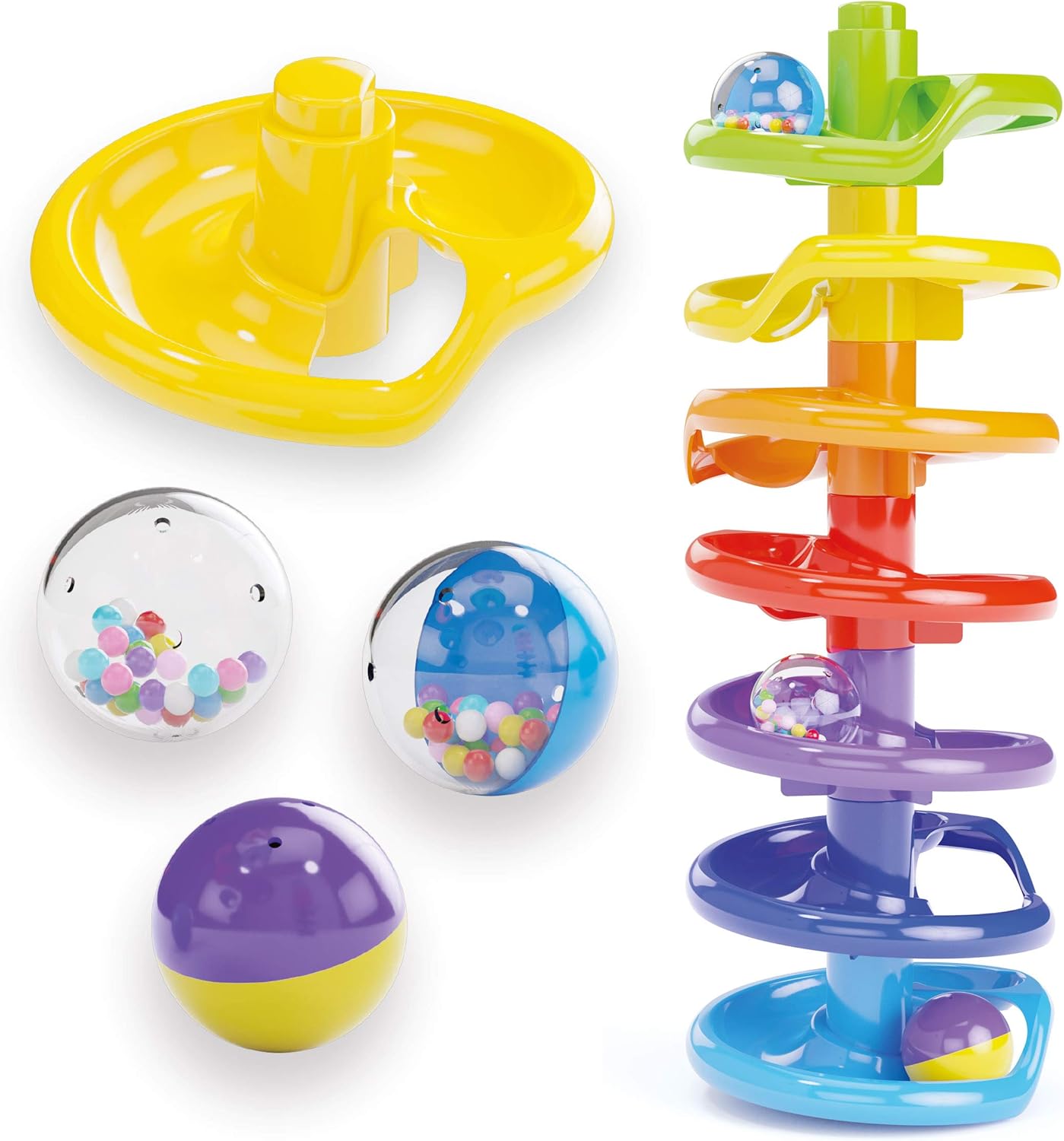 Learning Education 6501 Quercetti Quercetti 6501 Spiral Tower Circuit Bebe Parcours Pour Billes Toys Games