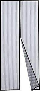 Dooreasy Magnetic Screen Door Super Fine Fly Screen for Doorways/Doors/Patio, Quick Close No Slightest Gap, Fresh Air in(Fits Doors Up to 34