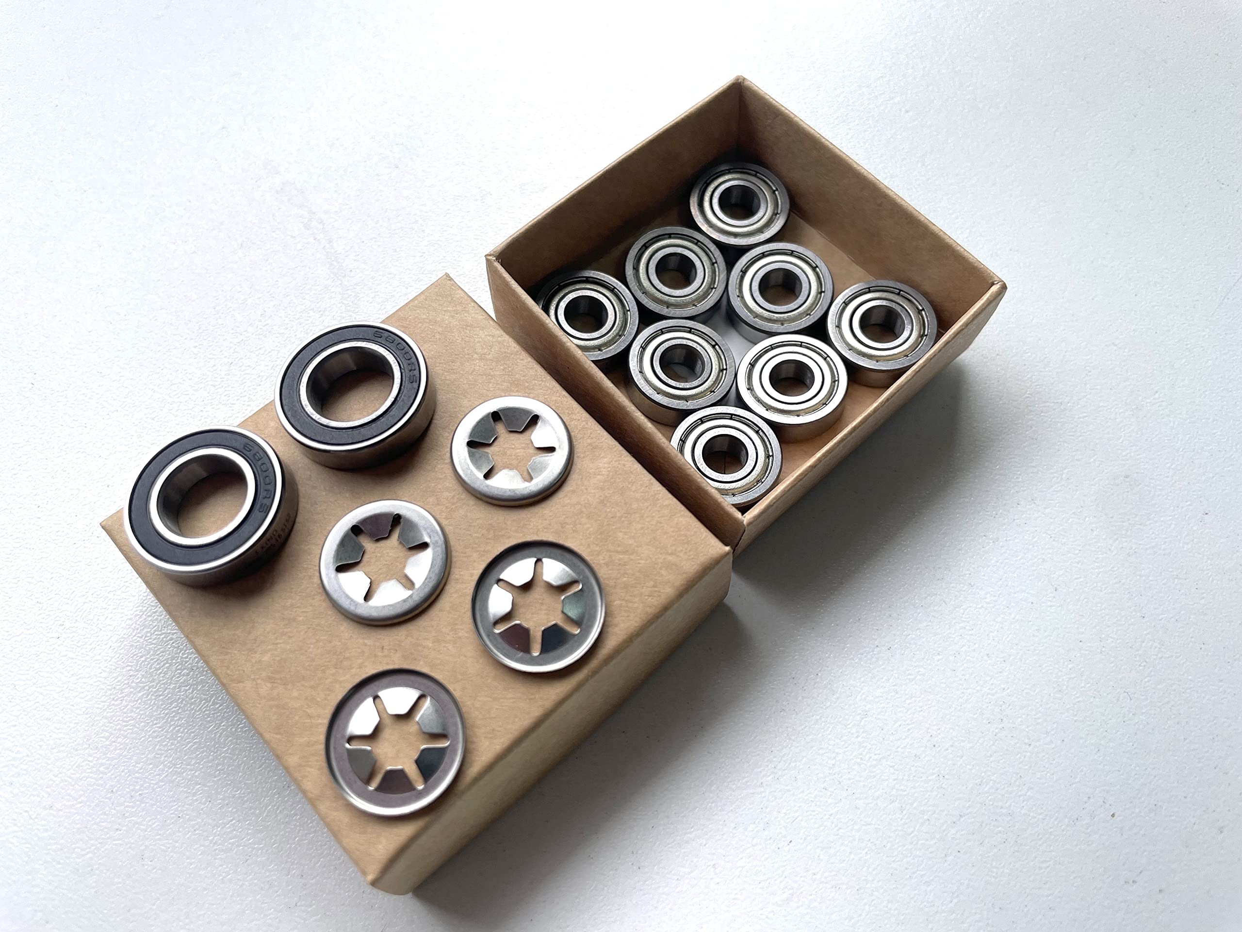 Timbera ball bearings repair kit for Gardena Sileno robotic lawn mower front wheels, front axles & engine spindle shaft (For model: Sileno+ R100Li R130Li R160Li)