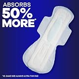 Always Maxi Extra Heavy Overnight Pads with Wings Unscented 20 Count Size 5 view 3
