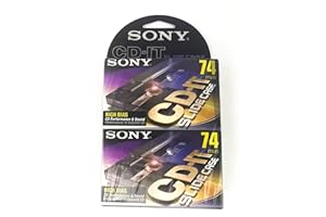 SONY CDIT2-74/2 High Bias Type II Audiocassettes in Slide Cases (SONY CDIT2742)