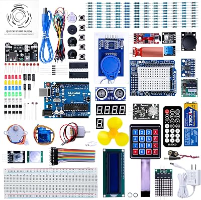 ELEGOO UNO R3 Project Starter Kit for Arduino with 200+ Components