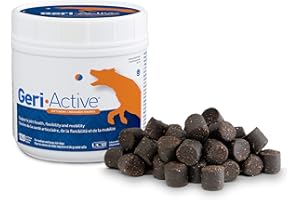 Geri-Active: Dog Joint Supplement for Medium & Large Dogs - 4 Month Supply w/Glucosamine for Dogs, UC-II and MSM - Tasty Soft