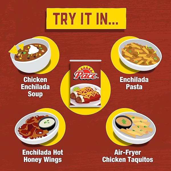 PACE MEDIUM RED ENCHILADA SAUCE, 10.5 OZ CAN