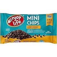 Enjoy Life Semi Sweet Chocolate Mini Chips, 10 oz Pack of 10