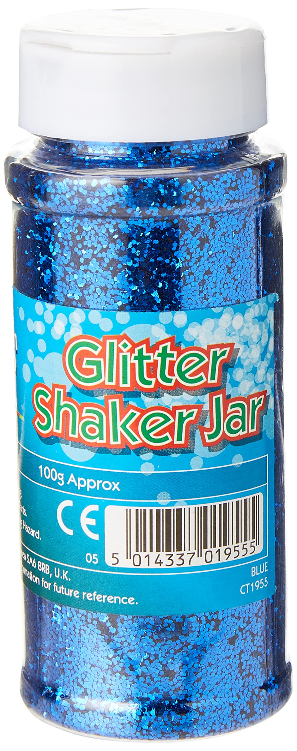 Creation Station CT1955 100gm Glitter Shaker Jar (Blue)