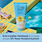 Childs Farm Sun Cream SPF 50+ Kids Baby Fragrance Free 200ml UV Broad view 4