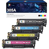 305a Toner Cartridge Replacement for HP 305A CE410A M451nw M451dn Toner | Compatible for Laserjet Pro 400 M451dn M451nw M451dw MFP M475dn Pro 300 M375nw Printer(Black, Cyan, Magenta, Yellow,4 Pack)