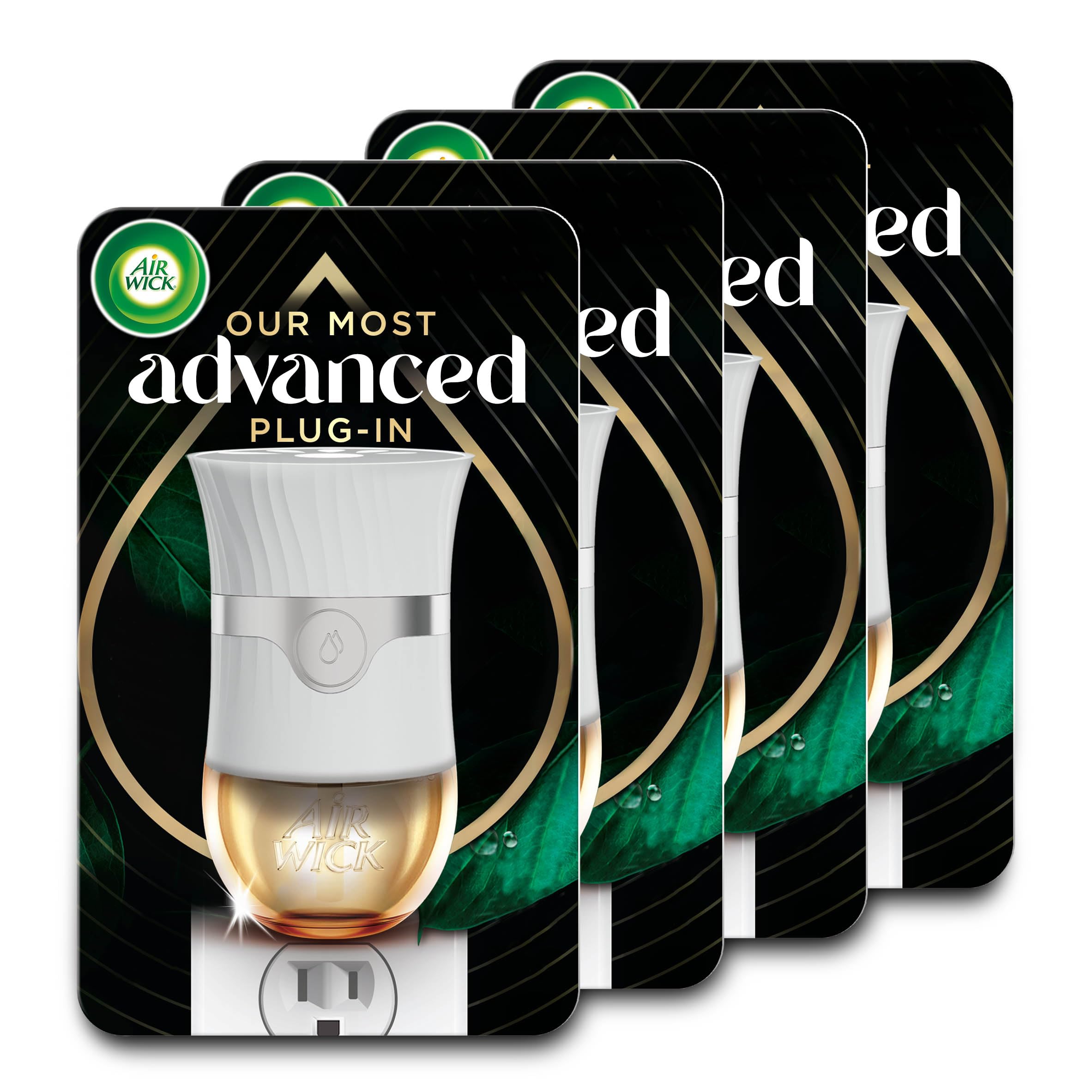 Photo 1 of Air Wick Advanced Plug In Scented Oil Warmer, Advanced Gadget, Home Air Freshener (Pack of 4, Gadget Only, Refills Sold Separately)