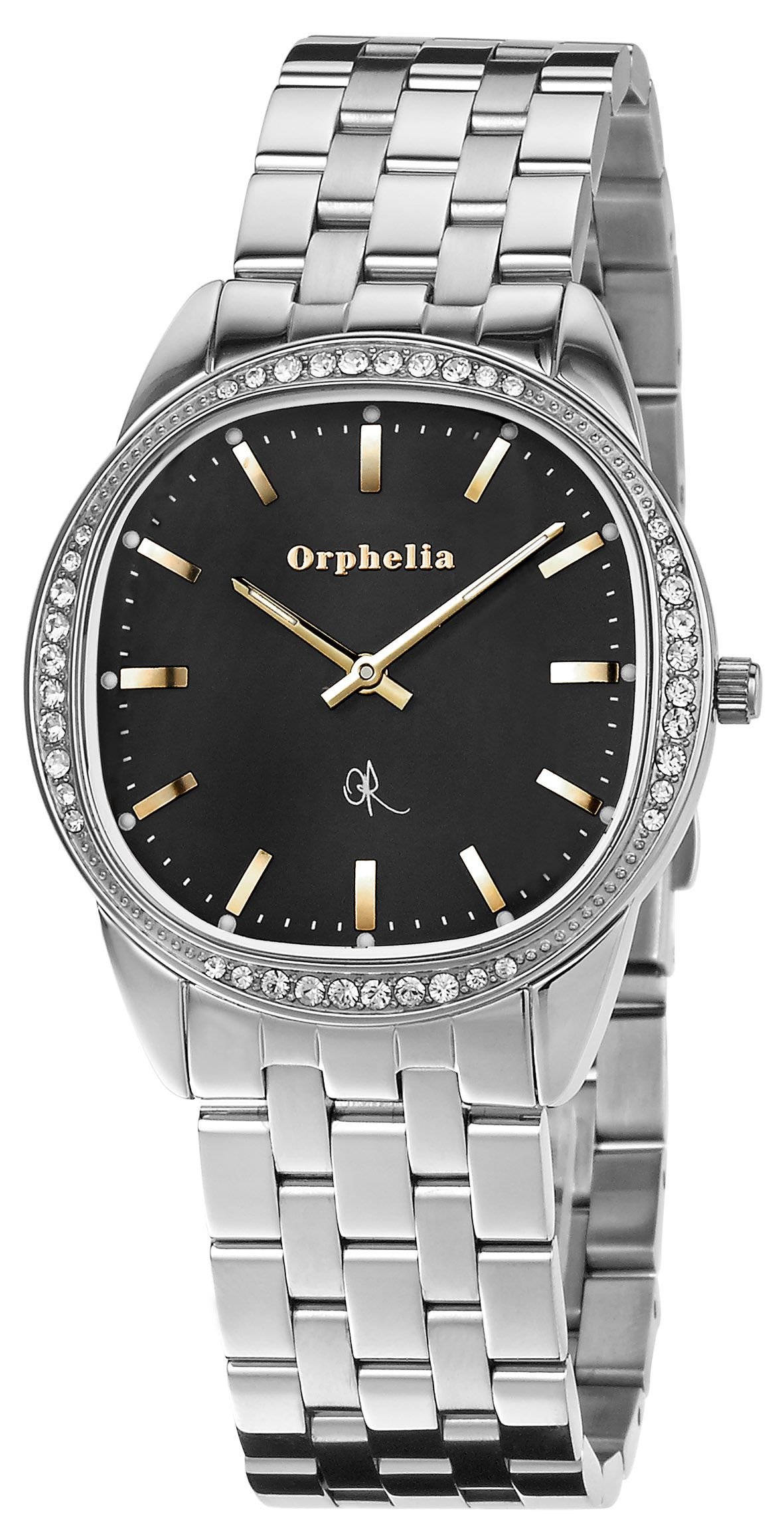 Orphelia Women's Quartz Watch with White Dial Analogue Display and Silver Stainless Steel OR53270048