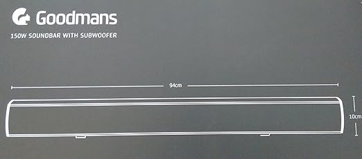 goodmans soundbar at tesco