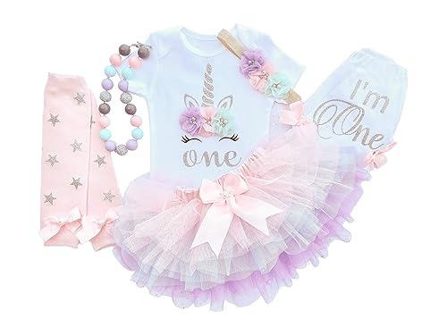 unicorn birthday outfit 1 year old