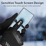 WFX Full Finger Motorcycle Gloves Touchscreen Breathable Protective Black M view 5