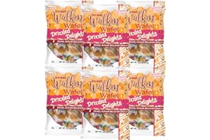 Prairie City Bakery Liege Pearl Sugar Belgian Waffles | Individually Wrapped (Birthday Cake, 6 Pack)
