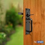 XFORT Black Suffolk Gate Latch Garden Door Catch Lock Latches view 5