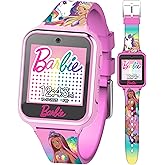 Barbie Kids Smartwatch - Interactive Fun with 10 Watch Faces, Camera, Games, Alarm, Step Tracker & More - Stylish Gift for Girls with Printed Unicorn & Mermaid Straps - Fits Wrists 5.5'' to 8.0"