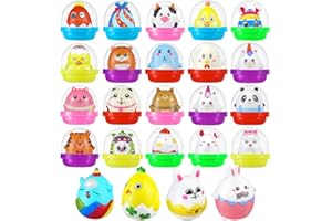 Babylian 24 Party Favors Filled with Slow Rise Squishy Toys,Great for Surprise Egg Hunt Event, Easter Egg Party, Birthday Goodie Bag Stuffers,Kids Classroom Prizes, Carnival Prizes,Treasure Box Toys.