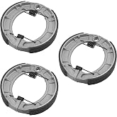 Caltric Front &amp; Rear Brake Shoes Compatible with Yamaha Timberwolf 250 Yfb250 Yfb-250 Yfb 250 4X4 1994-2000 New
