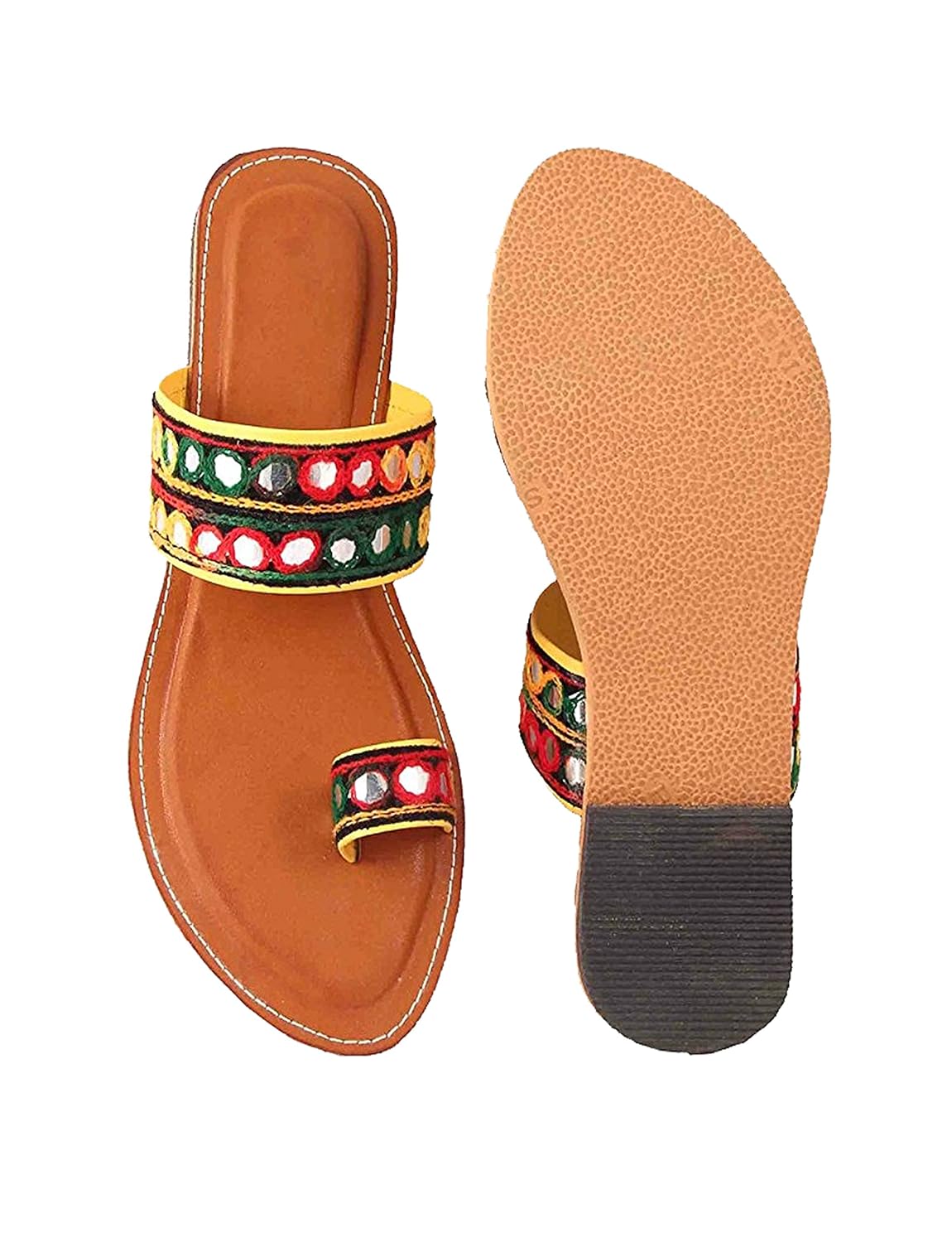 qasmi women kolhapuri chappal