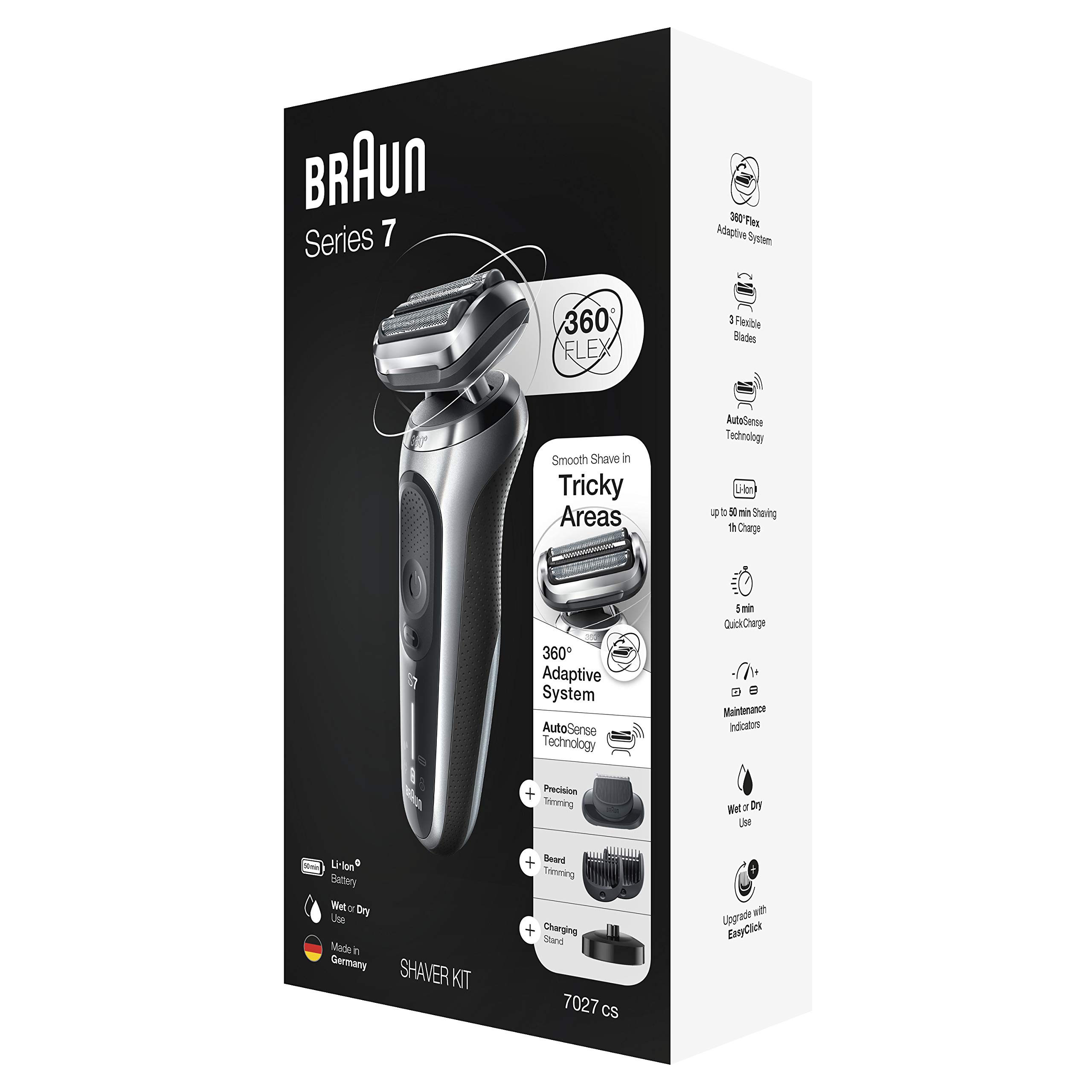 braun pulsonic and series 7 shaver trimmer assembly