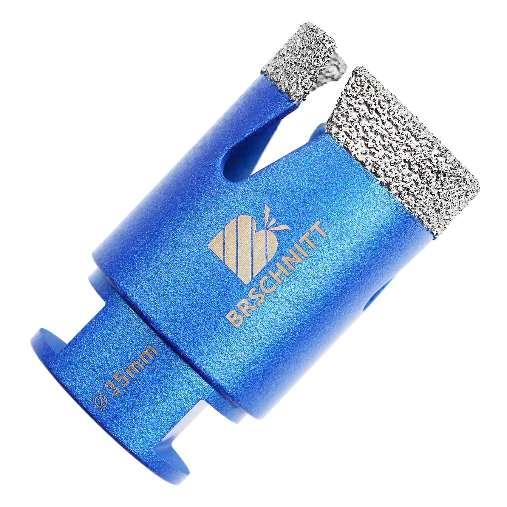 Diamond Core Drill Bit 35mm- BRSCHNITT Tile Hole Saw M14 for Tile Porcelain Stoneware Ceramic Marble Granite Drilling,Suitable for Angle Grinders — image 1