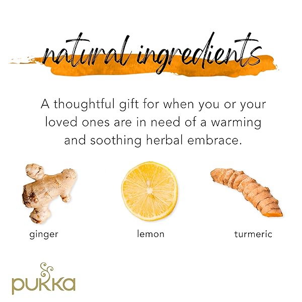 PUKKA ORGANIC GIFT SET TEA BAGS, SUPPORT SELECTION BOX HERBAL TEA, 45 TEA BAGS