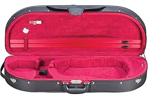 HERITAGE PRODUCTS Heritage Go! Viola Case Lightweight with Backpack Straps, Fits 16"-16.5" Violas, Foam Shell, Hygrometer & Music Pocket