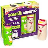 Exploding Kittens Zombie Burrito 3-6 Players, Age7+ Dodgeball Card Game | Zombies vs Survivors! Collect matching cards, use special powers, and throw squishy burritos to win team battles.