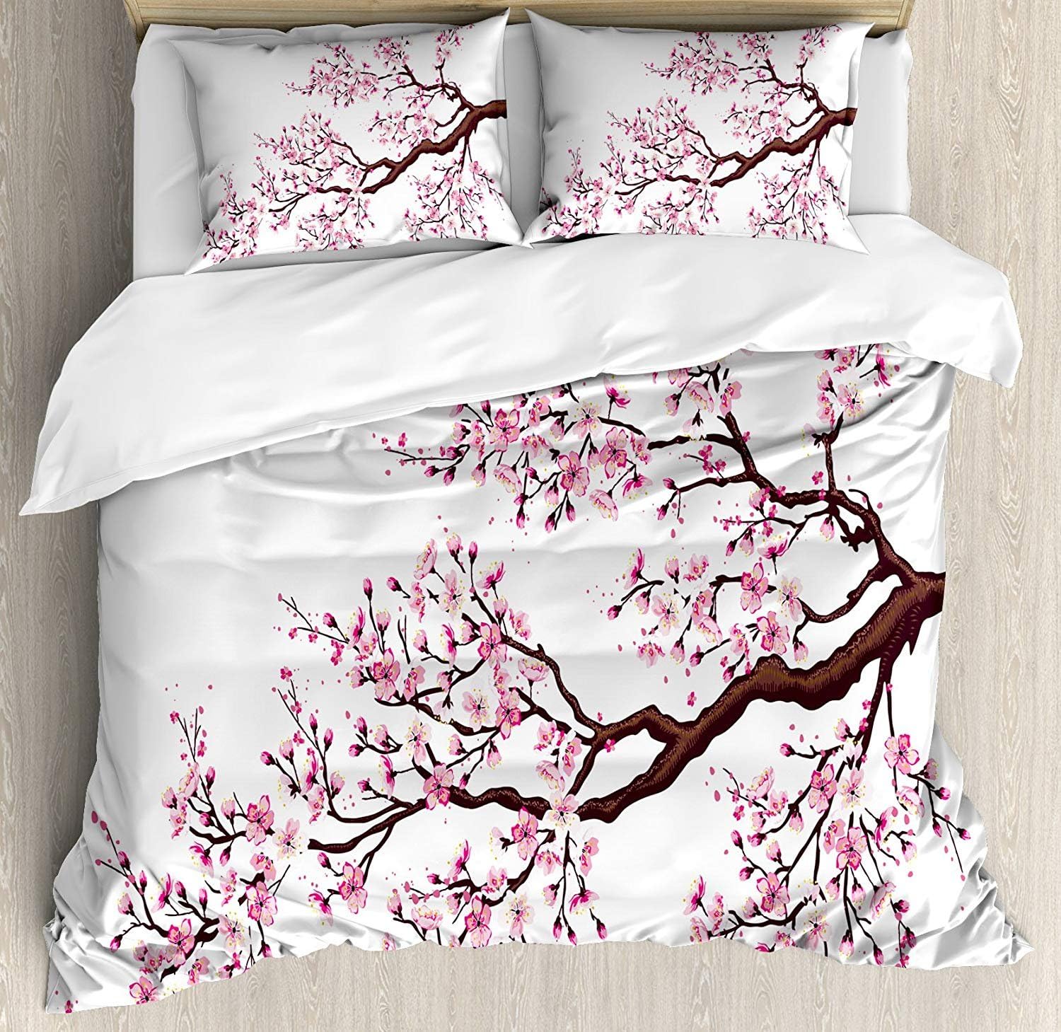 Japanese Bedding Sets, Branch of a Flourishing Sakura Tree