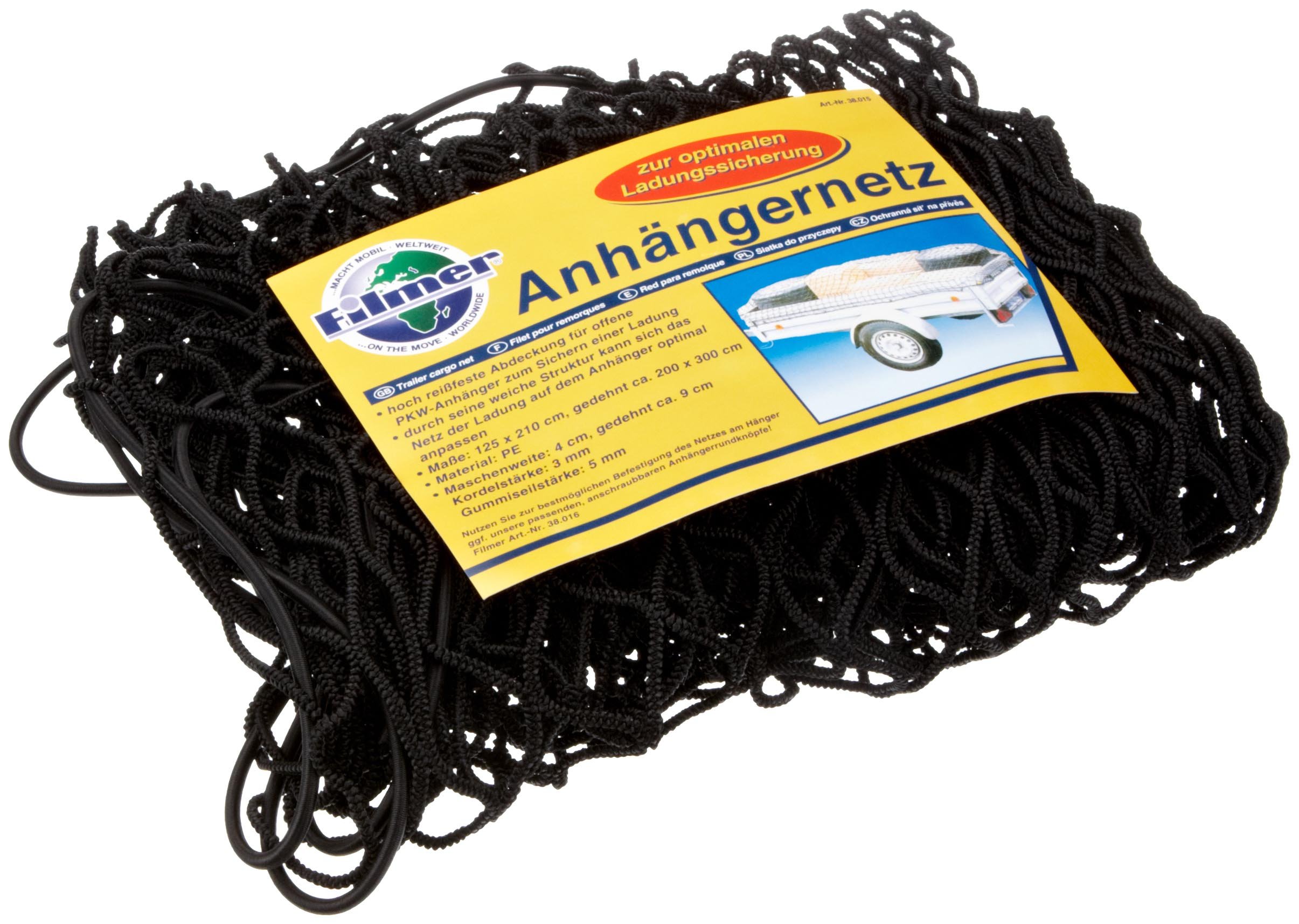 Filmer 77.015 Stretchable Trailer Net 125 x 210 cm to 200 x 300 cm