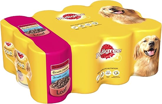 pedigree dog food tins asda