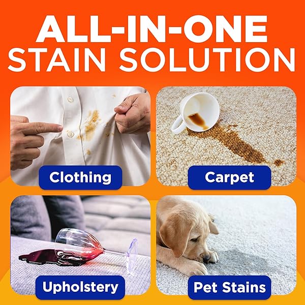 TIDE LAUNDRY STAIN REMOVER SPRAY WITH OXI, STAIN REMOVER FOR CLOTHES, CARPET, UPHOLSTERY, PET BEDDING, & MORE, STAIN TREATER SPRAY FOR TOUGH STAINS FROM WINE, COFFEE, GREASE, 21.5 FL OZ (PACK OF 2)