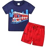 JingleBaBa Toddler Boy Clothes Cute Kids Cotton Summer Outfits Casual Short Sleeve Shorts Set For Boys 1-7 Years