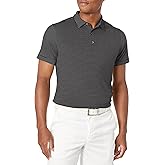 Cutter & Buck Men's Drytec UPF 50+ Forge Pencil Stripe Tailored Fit Polo Shirt