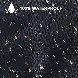 Peralng Waterproof Fire Pit Cover 85x40cm Heavy Duty Oxford Fabric view 3
