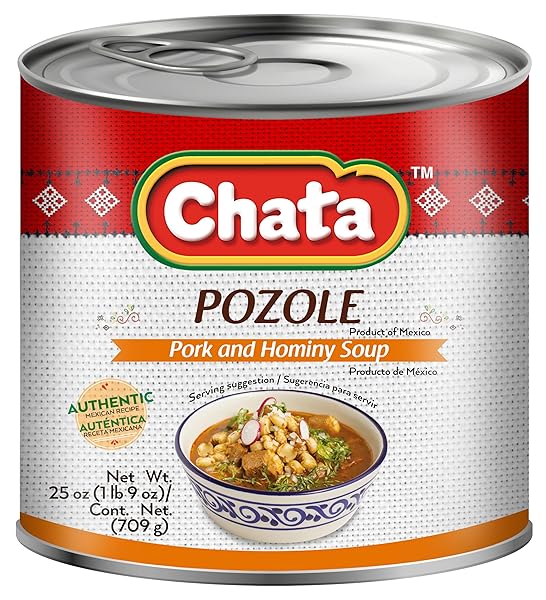 CHATA AUTHENTIC POZOLE SOUP WITH PORK AND HOMINY...