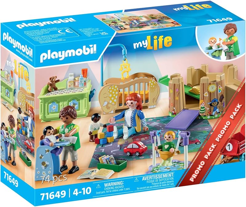 MyLife Promo Pack 71649 Krabbelgruppe, inklusive fünf Figuren, Spielturm, Rutsche und vielen niedlichen Accessoires, detailreiches Spielzeug für Kinder ab 4 Jahren