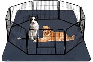 Sunsleek Washable Pee Pads for Dogs 72"x72" Extra Large Super Absorbent Non-Slip Reusable Puppy Pads for Playpen, Crate, Floor, Waterproof Pet Training Mats for Quick-Dry Whelping Pads & Incontinence