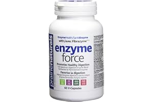 Prairie Naturals Enzyme Force - Full Spectrum Plant Enzyme with FibraZyme VCaps - 60 Count