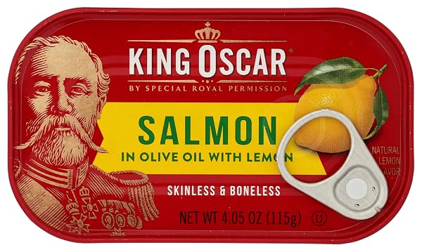 KING OSCAR, SALMON WITH LEMON, 4.05 OUNCE