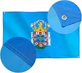 Runesol Melilla Flag 91x152cm 4 Brass Eyelets Premium Weatherproof view 4