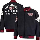 Ultra Game NFL mens Nfl Official Classic Varsity Coaches Jacket Coat